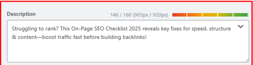 Effective meta description example to increase click-through rate and boost SEO rankings