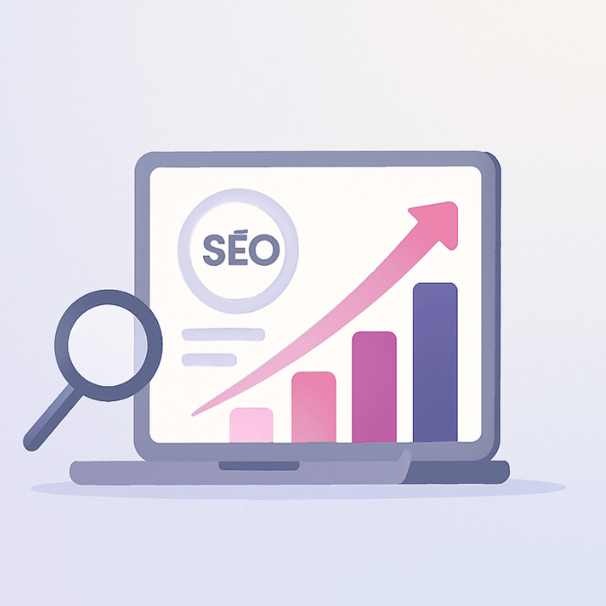 SEO graph illustration