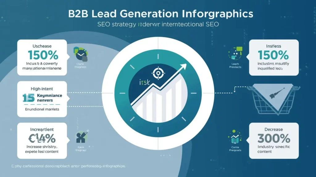B2B SEO results showing increased qualified leads