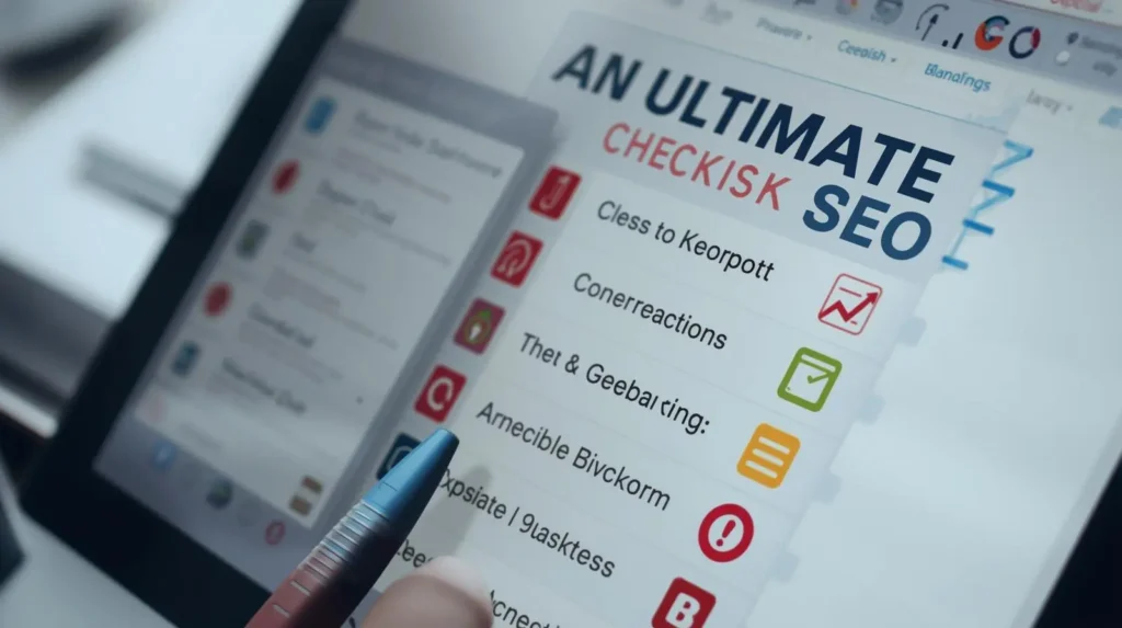 Implementing Ultimate SEO Checklist for improved rankings