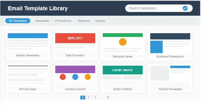 AWeber Email Template Library
