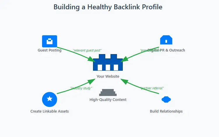 Building healthy backlink profile