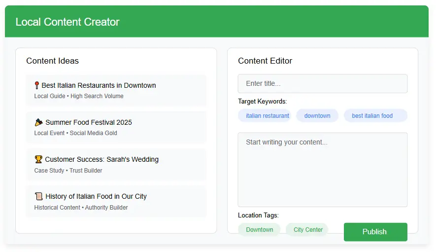 Creating Location-Specific Content for Your Local SEO Blueprint