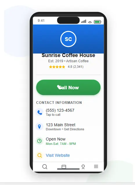 Local SEO Guide Google Map Pack showing top 3 local business listings on Google search results