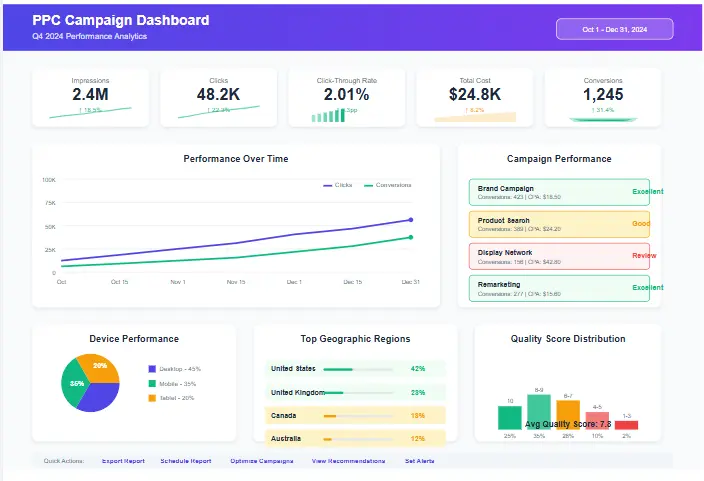 PPC Campaign Dashboard