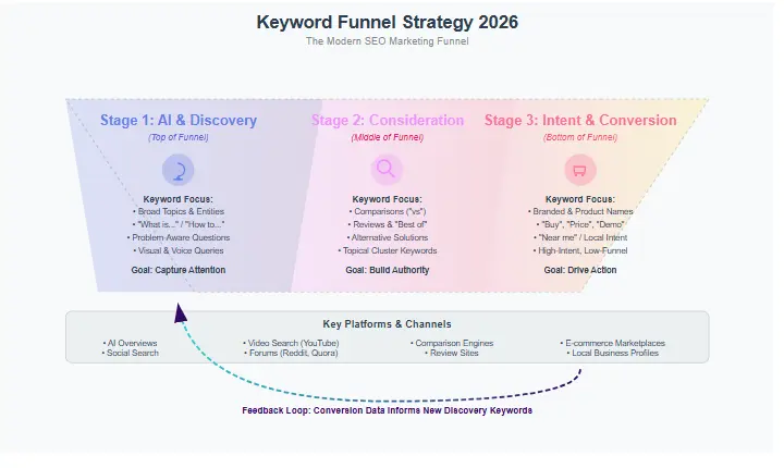 Keyword Funnel Strategy 2026 - SEO Marketing Funnel