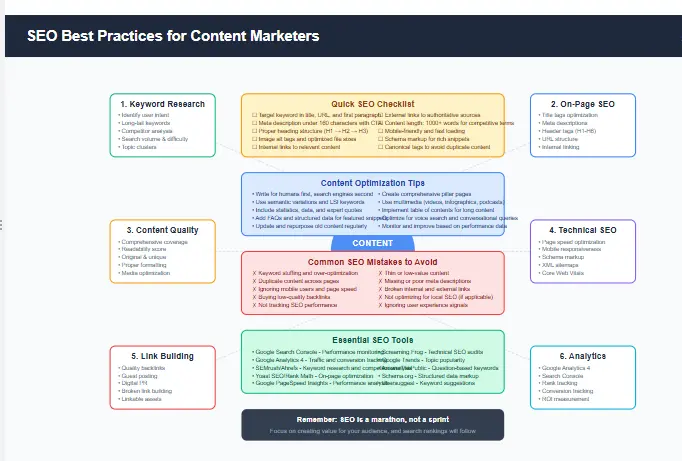 SEO Best Practices for Content Marketers