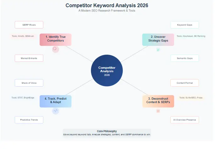 Competitor Keyword Analysis 2026 - SEO Research Tools