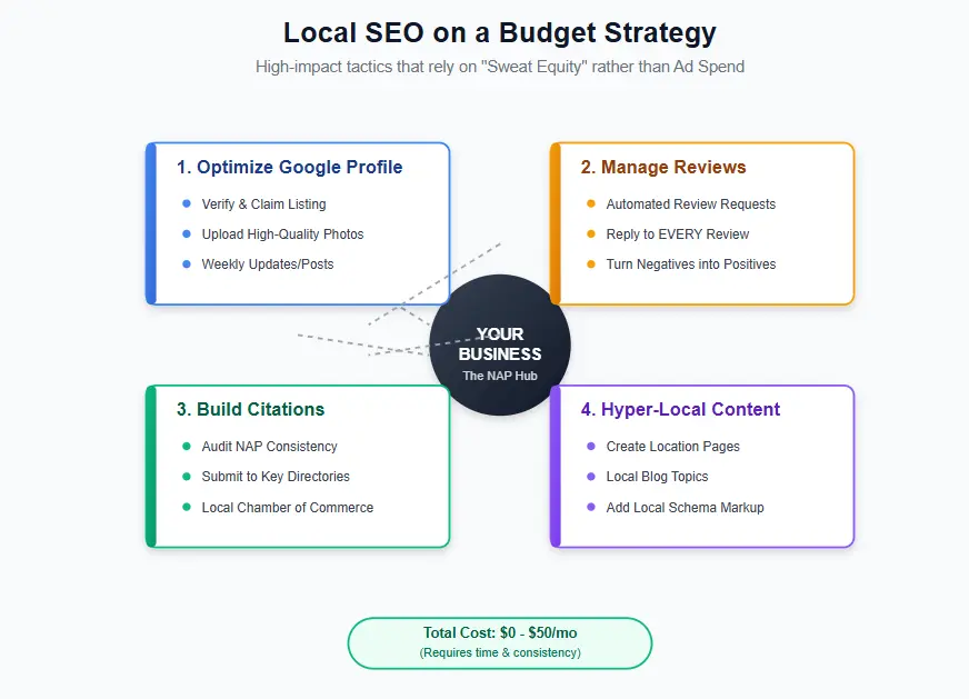 local SEO on a budget strategy