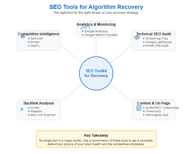 SEO Tools for Algorithm Recovery