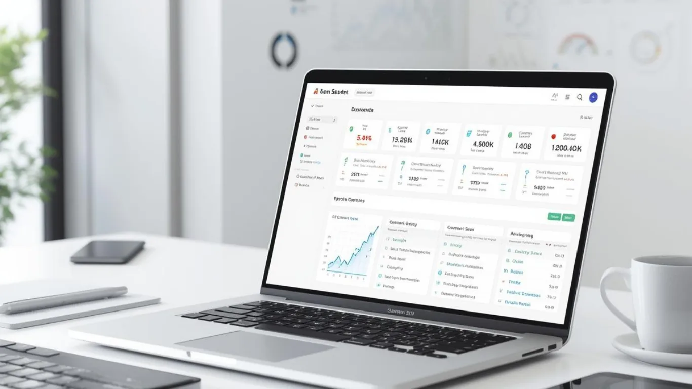 SEO professional using Surfer SEO for content analysis