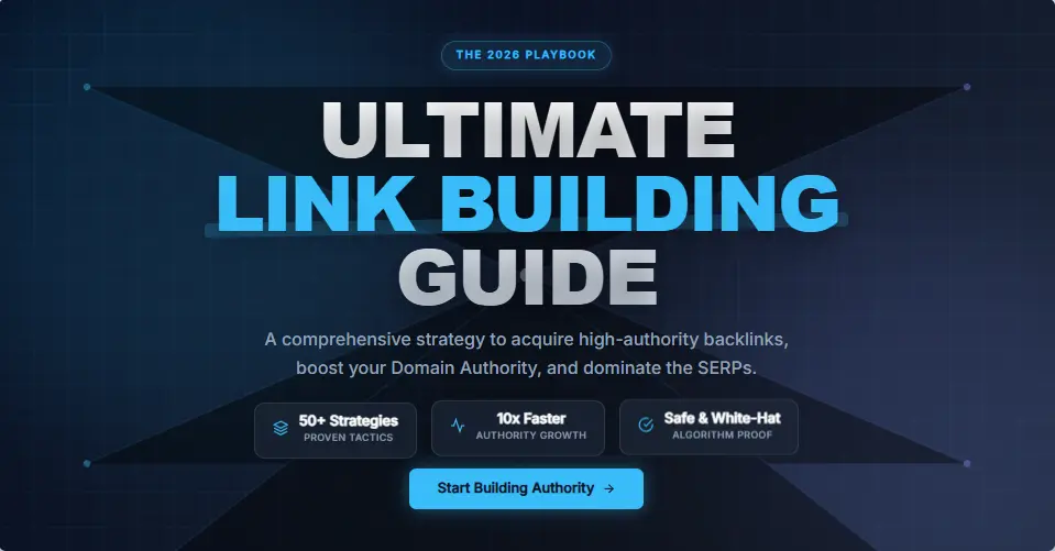 Ultimate Link Building Guide header image