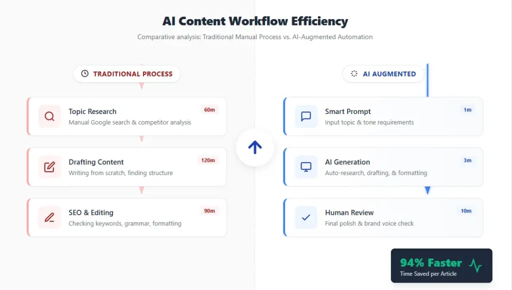 How to Write SEO Content Using AI dashboard analytics