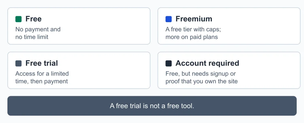 Free SEO Tools Free SEO Tools